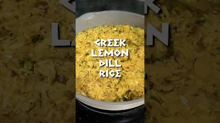 Greek Lemon Dill Rice 🍋 🍚 🤤 [upl. by Condon]