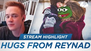 Reynad Gives A Hug To Twitch Chat Funny Reynad Stream Highlights [upl. by Salvidor]