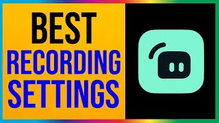 Streamlabs BEST Recording Settings 2024 EASY [upl. by Niliram]