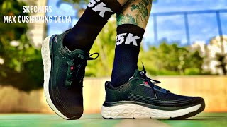 REVIEW 376 SKECHERS MAX CUSHIONING DELTA [upl. by Tnafni]