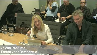 Hogere parkeerkosten stop het antiautobeleid  Jelena Postuma FVD [upl. by Eyaf80]