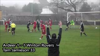 Ardeer Thistle 1  4 Ardrossan Winton Rovers  Ayrshire District League 07012017 [upl. by Desimone]