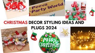 giftingbyliz 🎄2024🎄CHRISTMAS DECOR HAUL CHRISTMAS DECORATING IDEAS  NAIROBI KENYA PLUG [upl. by Abbotsun]