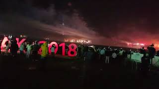 Record breaking firework  Ras Al Khaimah  UAE  AL MARJAN ISLAND  2018  Happy New Year [upl. by Airak]