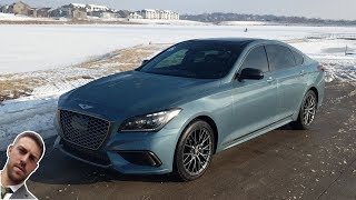 Luxury Darkhorse  Genesis G80 33t Sport Review [upl. by Atiekahs]