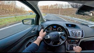 2013 Ford CMAX II Grand  10 ECOBOOST 125HP  POV Test Drive [upl. by Hayott713]