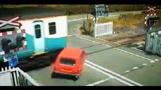 Car hit by train  Top Gear series 9  BBC [upl. by Anua180]