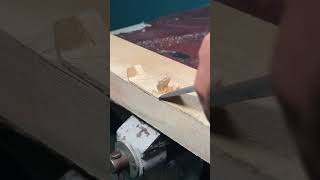 How to make the door hinges not bulge  Woodworking diy tools [upl. by Ecarret306]