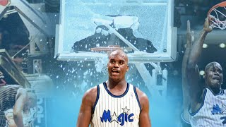 SHAQ BREAKING BACKBOARDS  Shaq Attack [upl. by Adnauq]