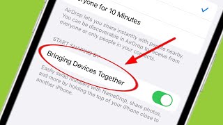 What is Bringing Devices Together in iPhone Airdrop [upl. by Gonagle]