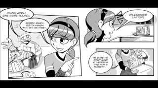 TMNT 2012 Donnie and April Fan comic Payback [upl. by Duile827]