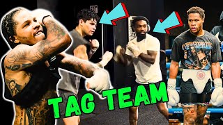 HOW TO BEAT TANK DAVIS amp DEVIN HANEY RYAN GARCIA TAG TEAM WITH FRANK MARTIN amp COACH JAMES [upl. by Mendy]