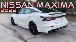 NEW 2022 Nissan Maxima SR Luxury Sedan Exterior and Interior Details [upl. by Boar]