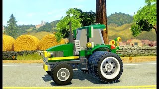 Kinder Trecker Trickfilm Spiel Lego Traktor  Lego tractor for kids [upl. by Iinden]