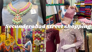 Secunderabad street shopping  Affordable Kurti sets  Fabric shopping streetshopping shopping [upl. by Khoury]