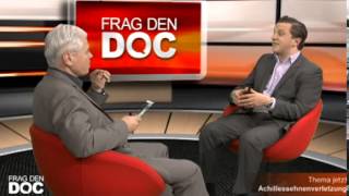 Dr Morawe über Achillessehnenverletzungen ORTHOPARC Klinik [upl. by Arinay582]