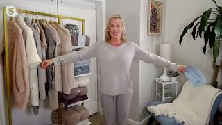 Barefoot Dreams CozyChic Ultra Lite Top w Malibu Pant Lounge Set on QVC [upl. by Zeitler]