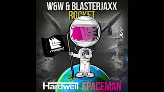 Rocket vs Spaceman vs Fade Into Darkness M4KLY Bigroom Techno Mashup [upl. by Goodyear]