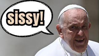 Pope Francis Apologizes for Using A VERY Disparaging Word [upl. by Hassadah]