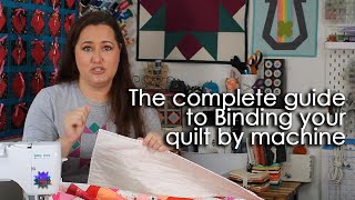 How to Bind a Quilt with a sewing machine [upl. by Eng]