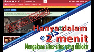 Cuma 2 Menit MemBypass Situs Yang Diblokir dan Cara Kerja VPN [upl. by Eeslehc709]