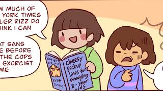 Flirty Frisk Undertale Comic Dub [upl. by Janette]