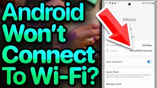 My Android Wont Connect To WiFi Heres The Real Fix [upl. by Purity333]