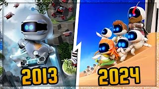 The Evolution of Astro Bot Games 20132024 [upl. by Eadmund]