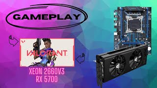 Desempenho Xeon 2660V3  RX5700  Valorant [upl. by Yreffeg742]