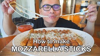 How to make MOZZARELLA STICKS [upl. by Rorrys17]