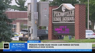 Person found dead outside of Pikesville High School [upl. by Kapeed856]