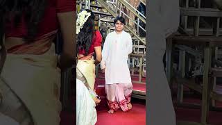 Rupali Ganguly at North Bombay Sarbojanin Durga Puja  Sindoor Khela amp Dussehra Celebrationsrupali [upl. by Eblehs794]