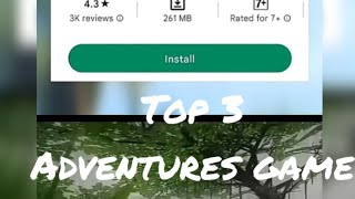 Top 5 adventures games Malayalam 2024 [upl. by Eceined795]