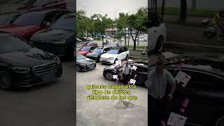 Un Mercedes y un vehículo chino se encuentran en un parking [upl. by Quick]