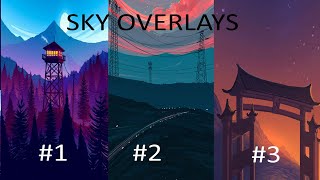 ESTON SON LOS 3 MEJORES CUSTOM SKY OVERLAYS para MINECRAFT☁️ [upl. by Ollehto]