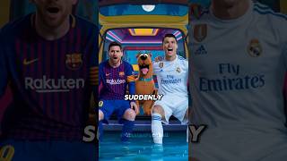 The Night Ronaldo Messi and Scooby Faced a Ghost  You Won’t Believe Who It Was shorts ronaldo [upl. by Harlamert]