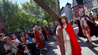 Passionsspiele an Karfreitag Jesus in Bensheim [upl. by Ob]