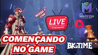 BIG TIME NFT  COMEÇANDO NO GAME  1° LIVE DO CANAL  C ANDREI E GLACIO [upl. by Spragens]