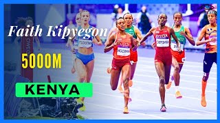 Faith Kipyegon FASTEST 500M Women Mini Olympics Kenya [upl. by Standing]