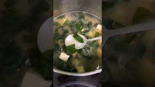 Miso soup japanese food yummy cooking foodrecipe asianfood foodblogger recettefacile [upl. by Rakia]