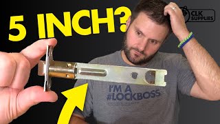 5quot Backset Door Latch Try This Little Known Option [upl. by Foulk167]