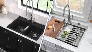 Transform Your Kitchen with the BEST Kitchen Sinks of 2024 [upl. by Ettezel]