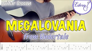 Megalovania  Fingerstyle Guitar Lesson Teaser  From Undertale [upl. by Noramac]