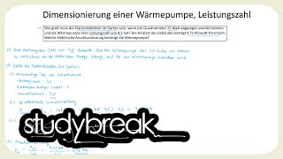 Dimensionierung einer Wärmepumpe Leistungszahl  Immobilienmanagement [upl. by Kovar784]