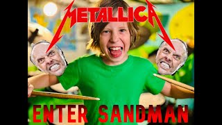 Metallica  Enter Sandman drum cover by StepanBaraban [upl. by Aissilem]