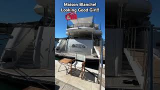 Maison Blanche Looking good girl ytshorts superyachts croatiatravel [upl. by Adnot]