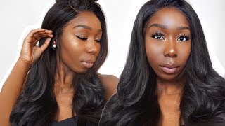 How To Apply Install amp Style PrePlucked Lace Frontal Wig  Wig Encounters [upl. by Hulburt]