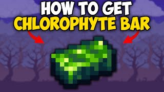 How to Get Chlorophyte Bar in Terraria 1449  chlorophyte bar terraria [upl. by Bridgid]