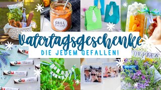 9 DIY VATERTAGSGESCHENKE selber machen und basteln 🎁  Ideen zum Vatertag  TRYTRYTRY [upl. by Epps]