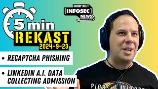 REKAST  Talkin Bout infosec News 20240923 infosecnews cybersecurity podcast podcastclips [upl. by Mitzl]